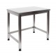 Tavolo inox aperto P 800 e L 1200