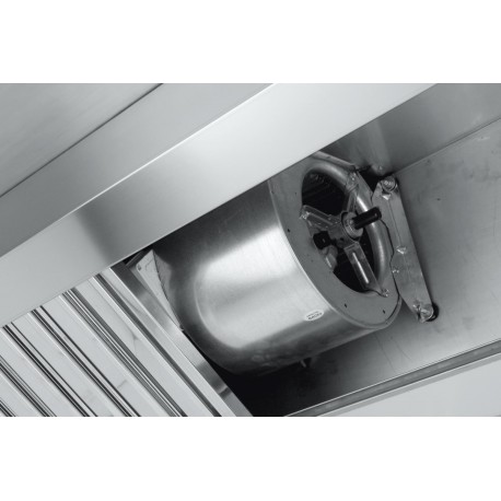 Cappa a Parete in acciaio inox AISI 430 Profondità 900 CON MOTORE