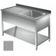 Lavatoio con pannellatura Prof 700 L 80 - 1 vasca