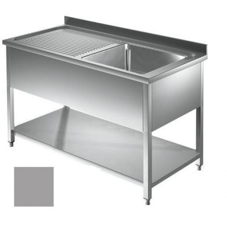 Lavatoio con pannellatura Prof 700 L 90 - 1 vasca