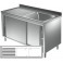 Lavatoio armadiato goc. sx - Prof 600 L 160 - 2 vasche