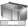 Lavatoio armadiato 2 goc. - Prof 700 L 200 - 2 vasche