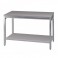 Tavolo inox con ripiano P 700 e L 600