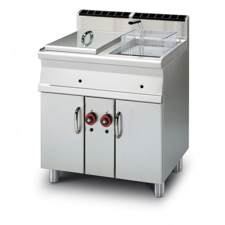 FRIGGITRICE ELETTRICA TRIFASE LT. 18+18 - 2 Vasche 27 Kw