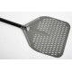 ala pizza alluminio forata rettang. 33x33 cm, manico in carbonio